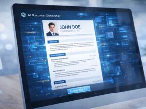 AI Se Resume Banakar Paise Kaise Kamaye AI resume generator tools se automatic resume design banane ka concept