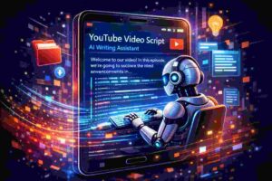 YouTube Automation Channel Kaise Banaye (2026 Guide) I tools se YouTube video script likhne ka concept mobile par