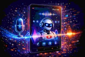YouTube Automation Channel Kaise Banaye (2026 Guide) AI voice tools se YouTube video ke liye voiceover banane ka concept