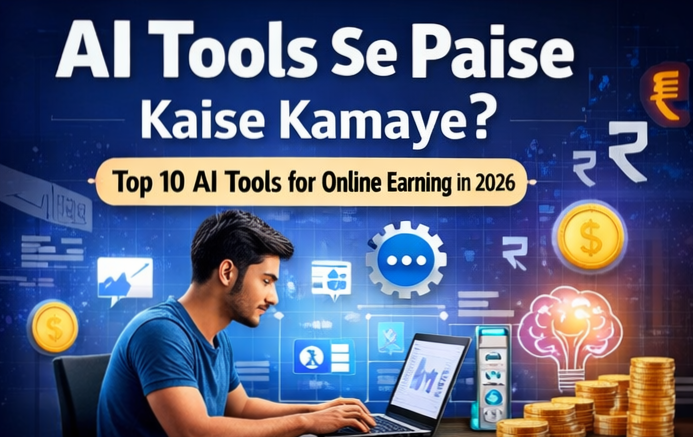 AI Tools Se Paise Kaise Kamaye (Top 10 AI Tools for Online Earning in 2026) aiseypaiseykaiseykamaey