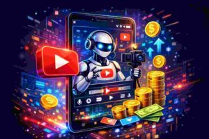 YouTube Automation Channel Kaise Banaye (2026 Guide) AI tools se YouTube automation video bana kar online paise kamane ka concept